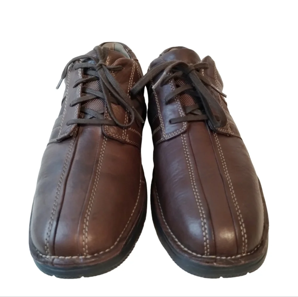 Clarks Leather Casual Oxford‎ Men's 10½ Brown